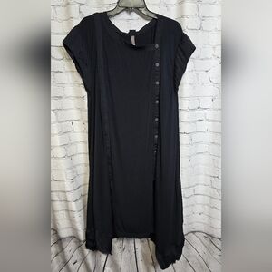 Free People Movement Snap Closure Midi Dress‎ Size Small